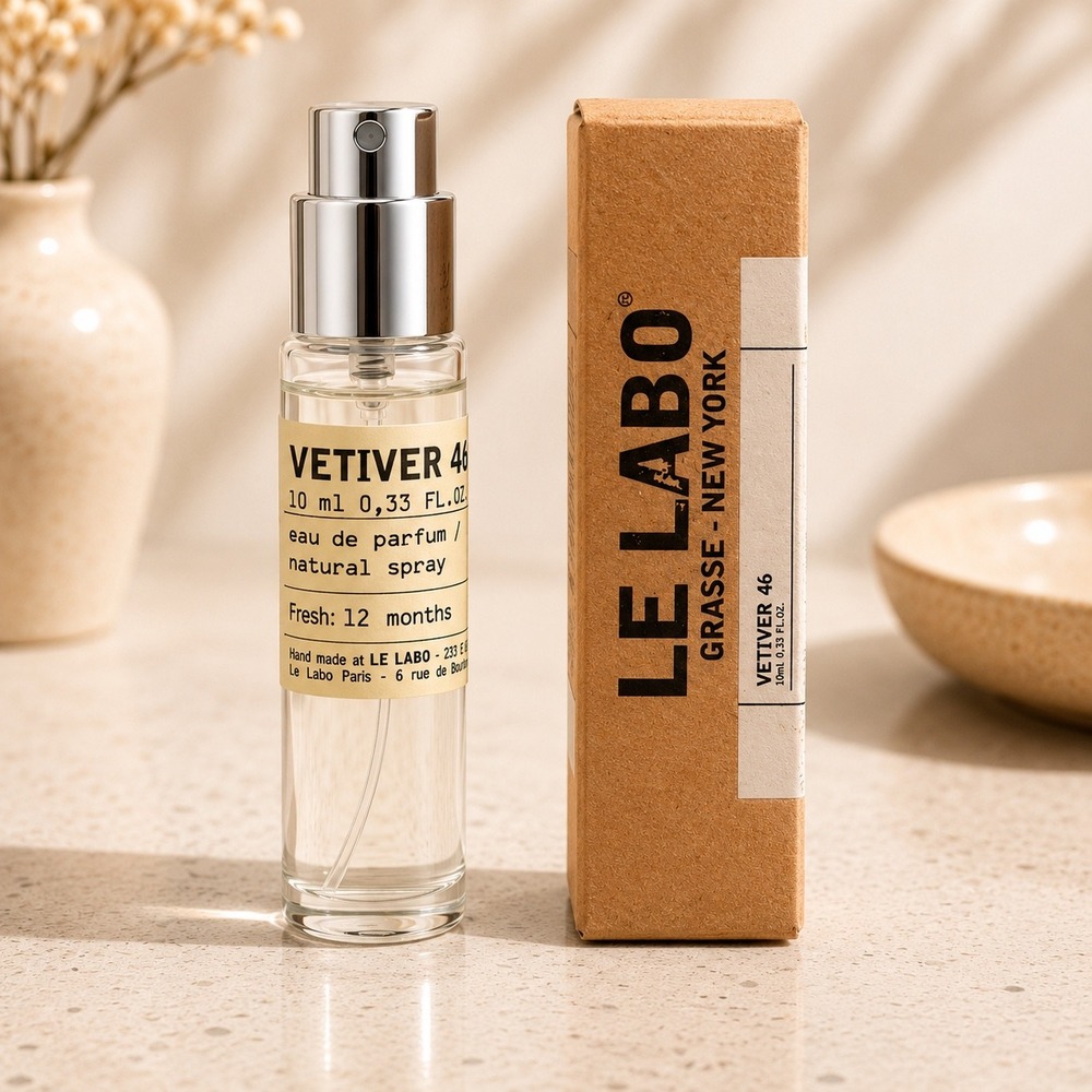Le Labo Vetiver 46 Eau de Parfum Mini Travel Spray Size 10 mL New